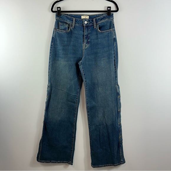 Nili Lotan Denim - Nili Lotan for Target Wide Leg Snap Jeans Size 6